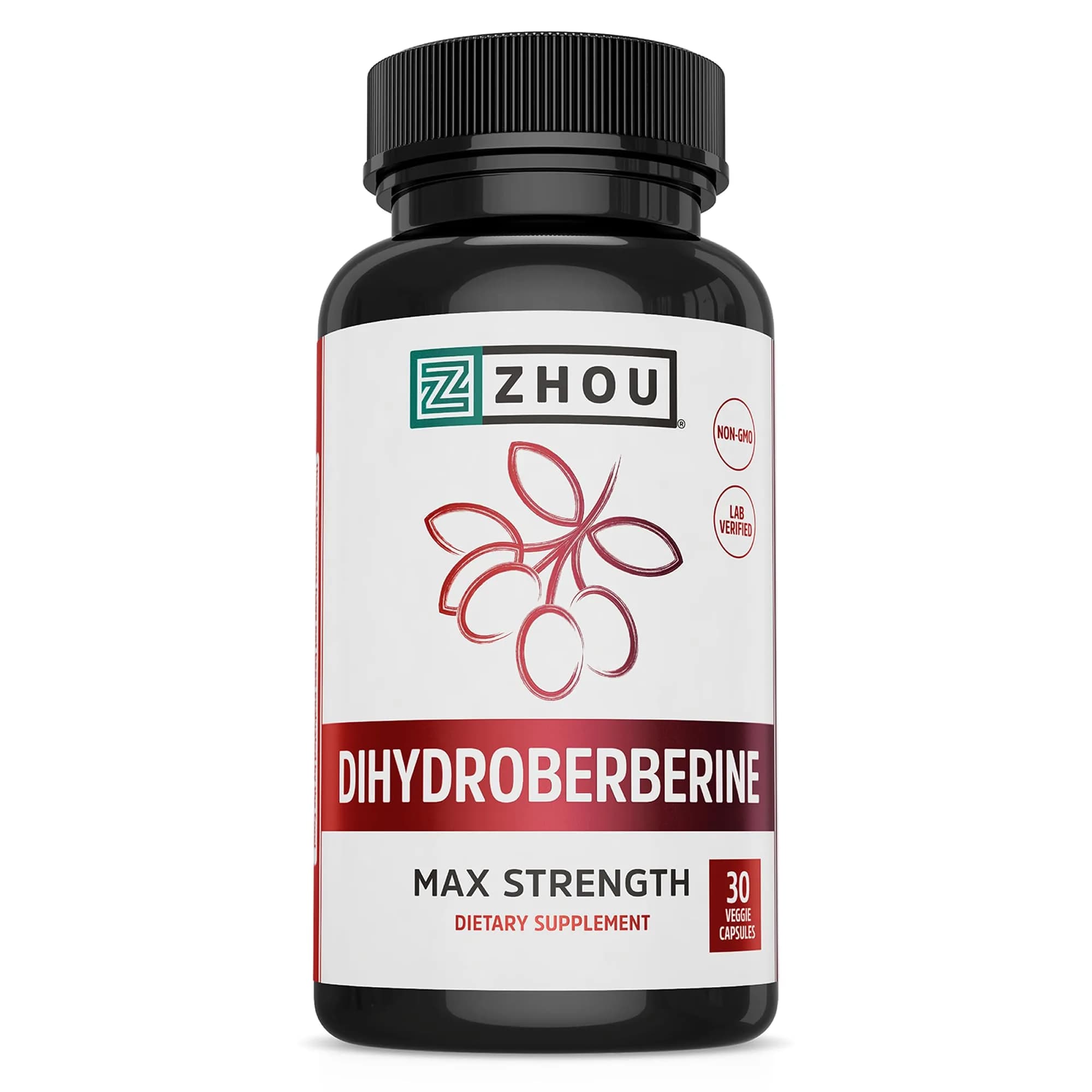 ZHOU Berberine with Oregon Grape | 1000mg Capsules for Gut & Metabolic Health (70-120 chars) — Capsule