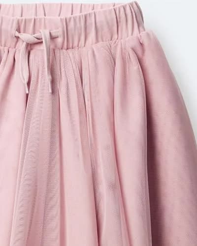 Otter Avenue Girl Twirl Skirt, Sandbank Pink, Size 6 | Fully Lined, 2-Layer Tulle, Elastic Waist thumbnail 3