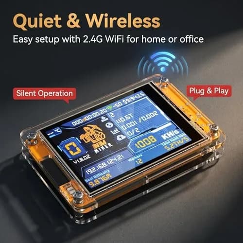 Cryptovolmine NM Miner Bitcoins Miner Upgrade 1001KH/S 2.8 inch Color Display DIY Solo Miner Crypto Miner Home Use BTC thumbnail 3