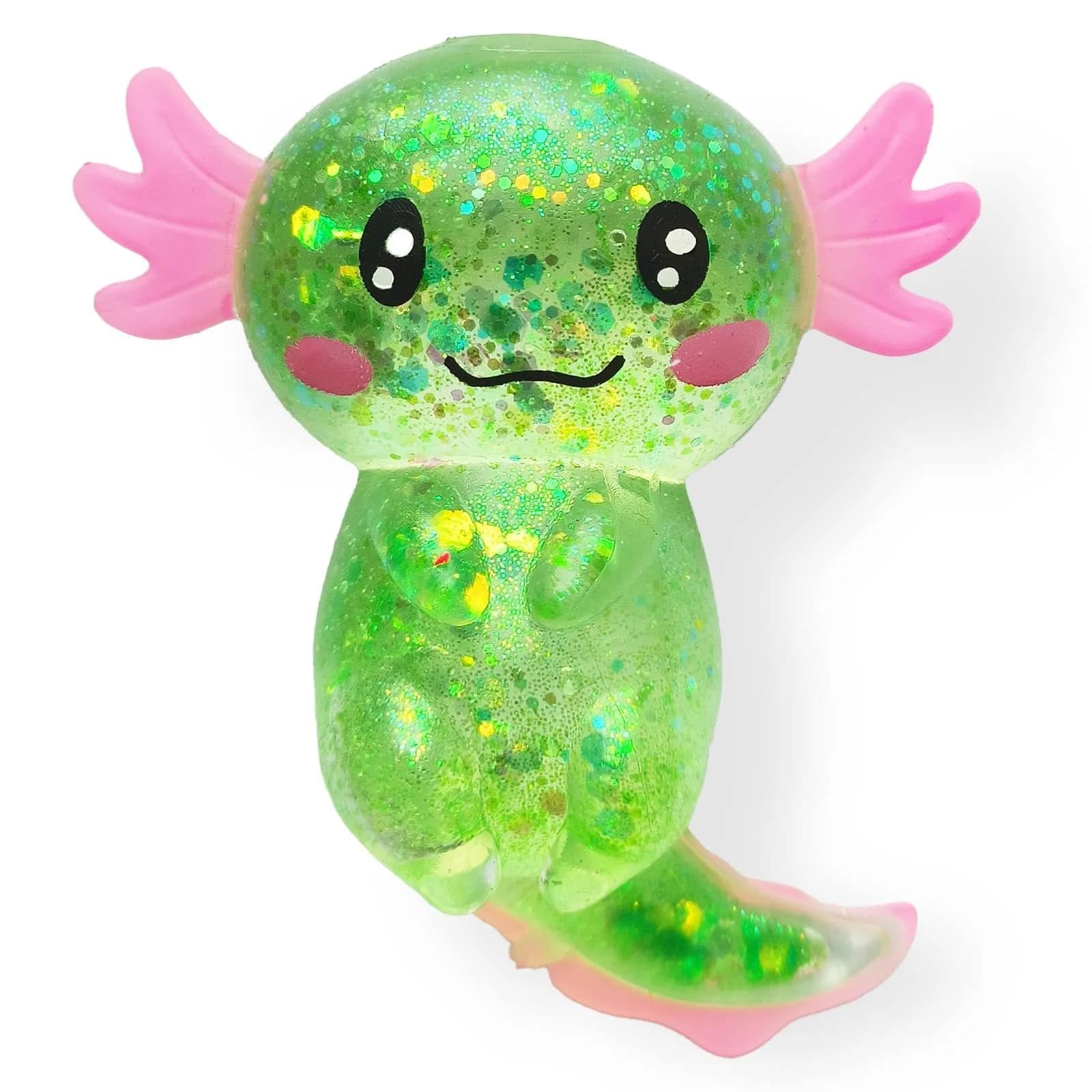 Puffwize Green Axolotl Squishy Stress Toy | Non-Toxic & BPA-Free for Kids - main product image