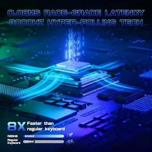 MAMBASNAKE ATTACK SHARK R85 HE Hall Effect Gaming Keyboard 75% | Rapid Trigger & 8KHz Polling thumbnail 5