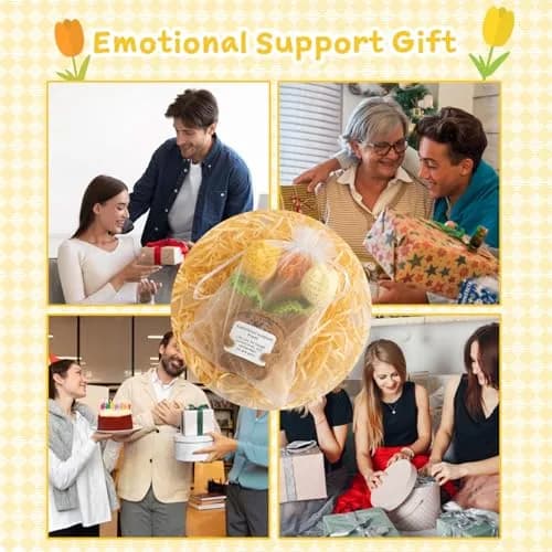 MS ZHENQIAO Tulip Yellow Crochet Flower Potted Plant Gift | Emotional Support Figurine thumbnail 6