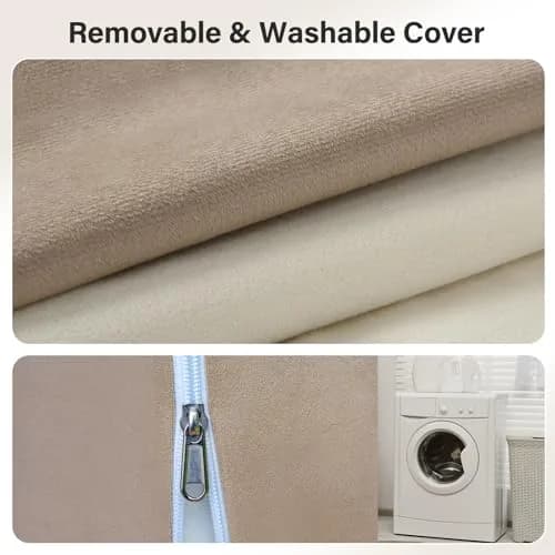 Vekkia 21" Reading Pillow for Bed with XL Side Pockets | Supportive Wedge Backrest for Adults thumbnail 6