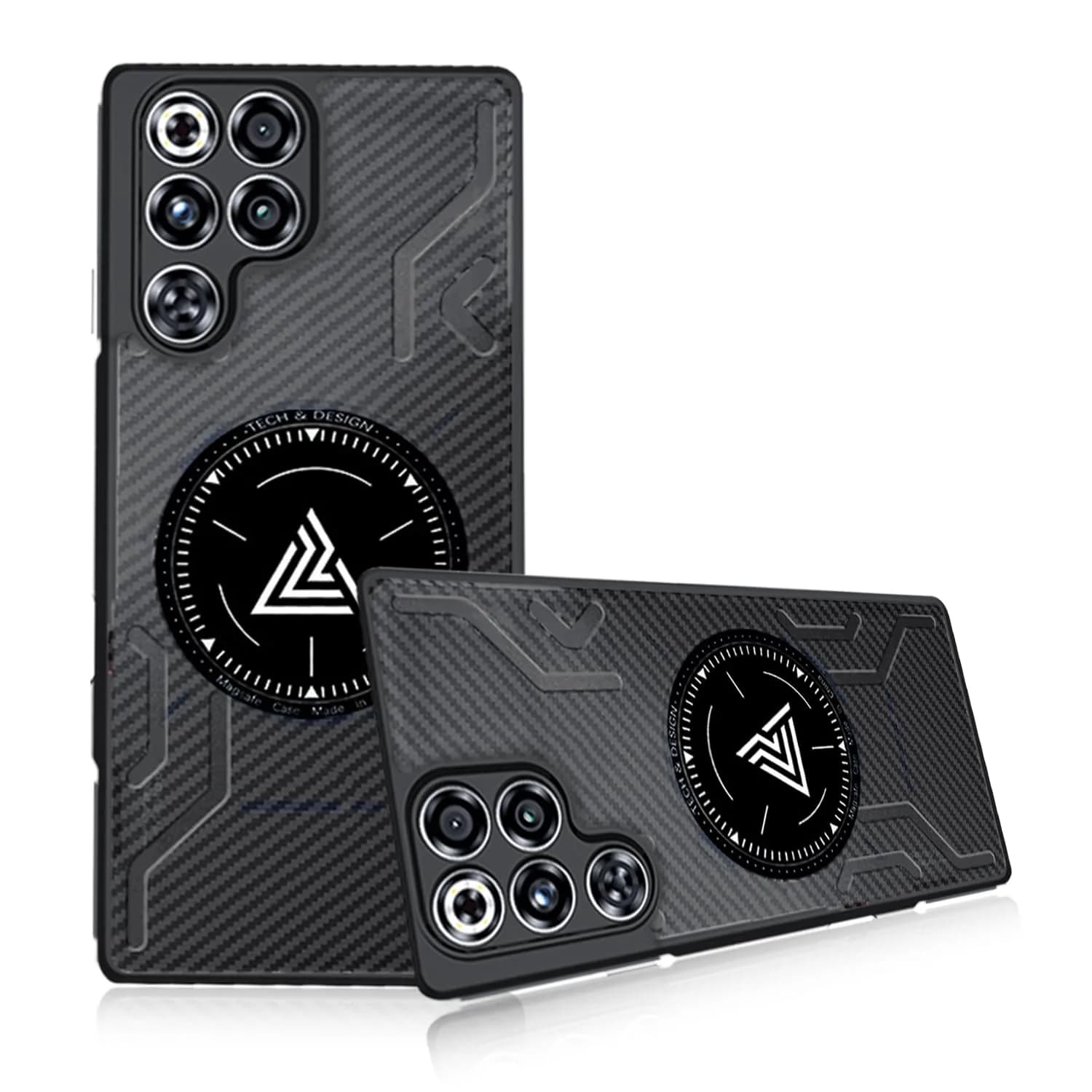 NOUKAJU Case for REDMAGIC 11 Pro | Magnetic Cooling Protective Cover, Anti-Drop, Friction-Resistant, Black - main product image