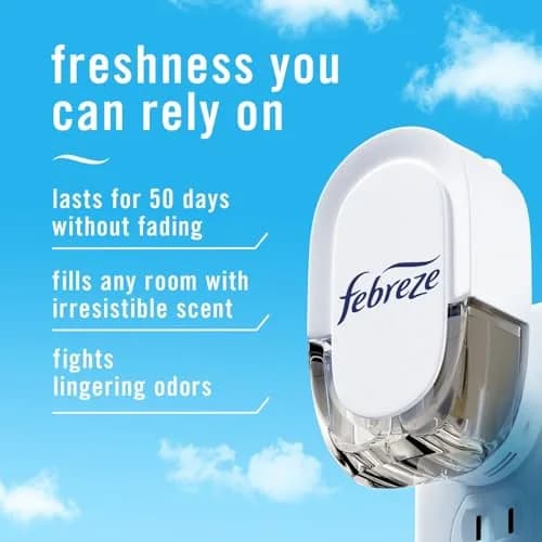 Febreze Fade Defy Plug Air Freshener Refills, Twilight Lavender Scent, 3.5 Fl Oz (0.87oz x 4 Refills) thumbnail 2