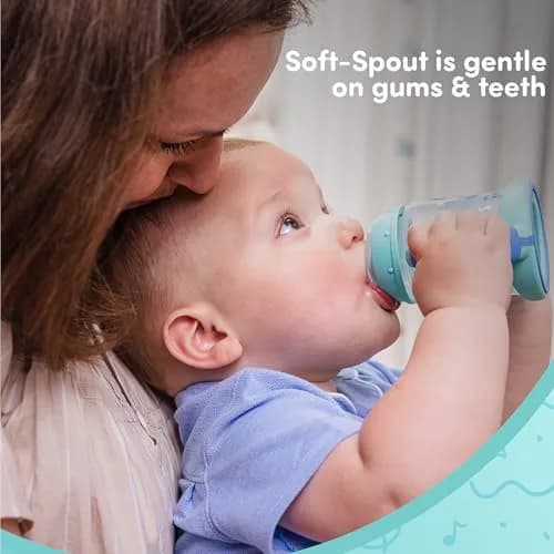 NUK Learner Cup Ms. Rachel 5oz (148ml) 2 Pack | Spill-Proof Soft Spout Transition Sippy Cup for Babies 6+ Months thumbnail 4