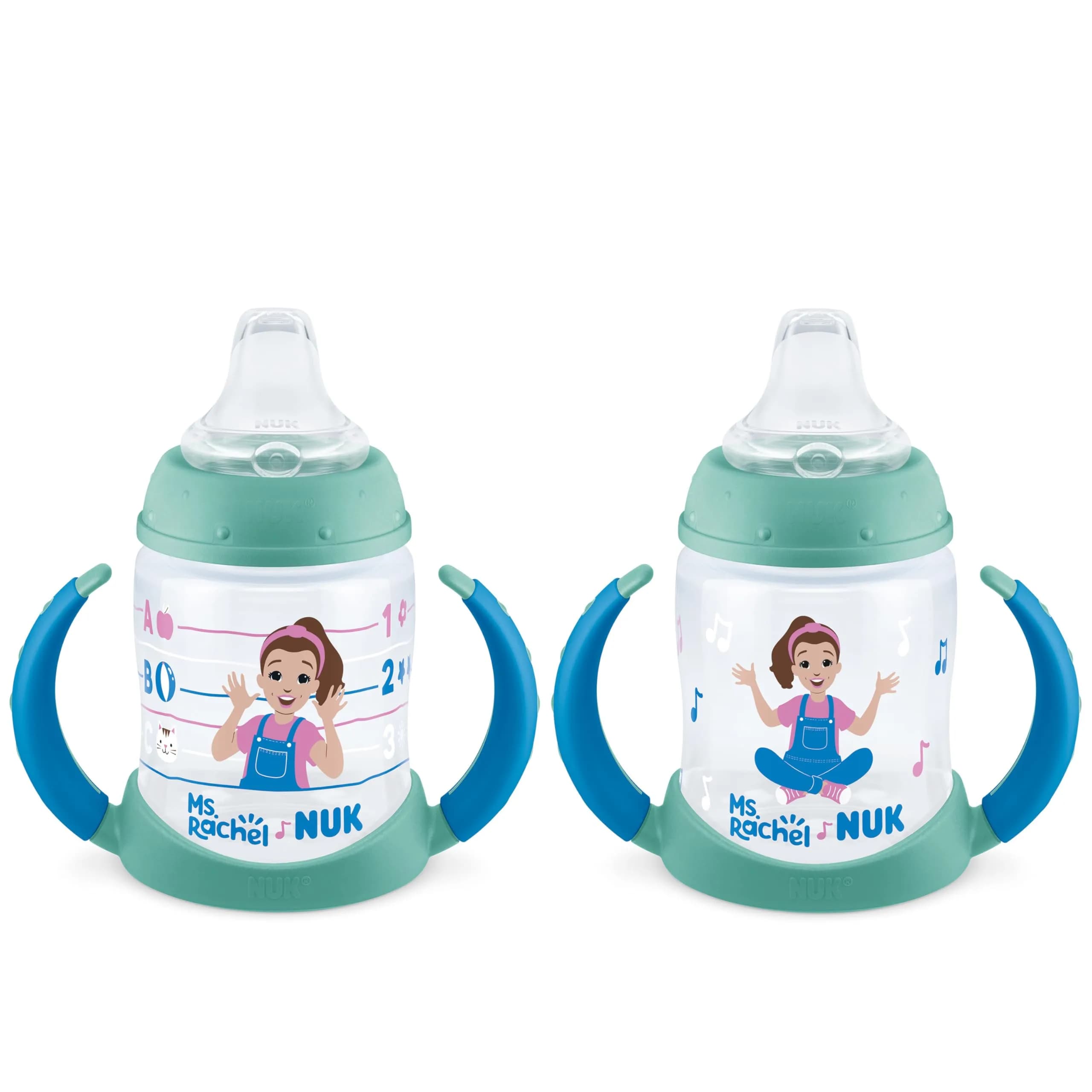 NUK Disney Learner Spill Proof Sippy Cup, Mickey Mouse, 5 Oz (150 mL) | BPA-Free — Ms. Rachel / Ms. Rachel
