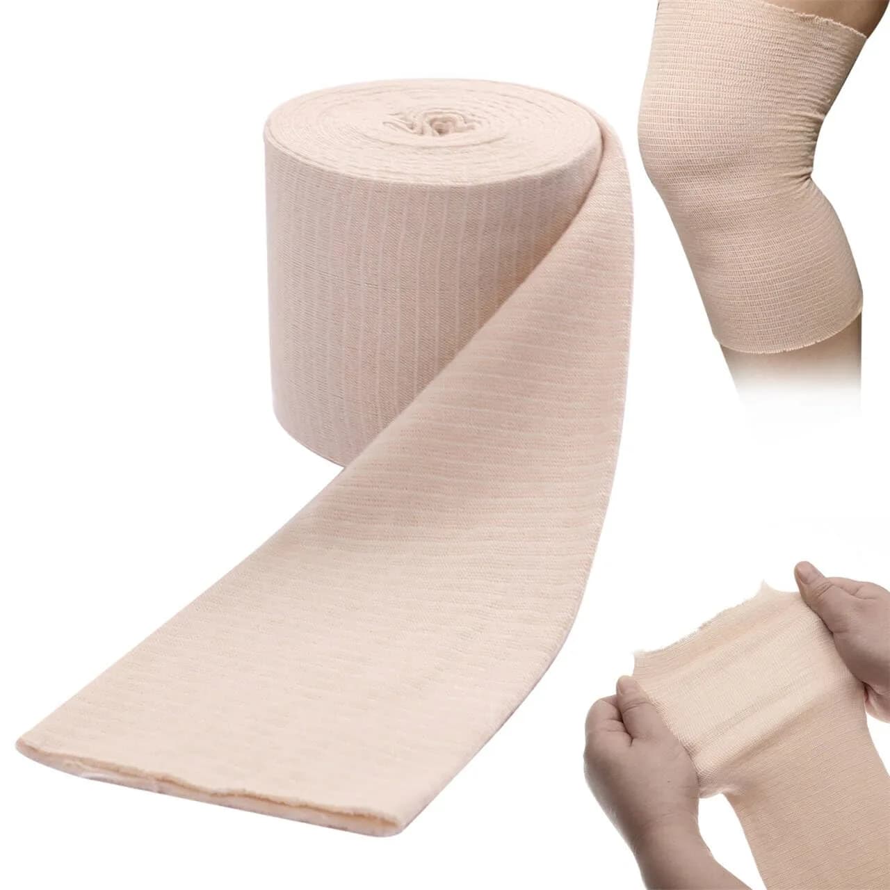 ILSSLI Tubular Support Bandage Elastic 4inch (10cm) | Breathable Compression for Legs & Knees - main product image