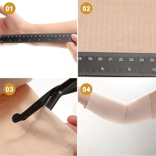 ILSSLI Tubular Support Bandage Elastic 4inch (10cm) | Breathable Compression for Legs & Knees thumbnail 5
