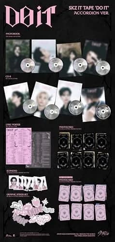 Koread Stray Kids SKZ IT TAPE DO IT Album (ACCORDION - CHANGBIN Ver.) 8 Items | Supports Chart Performance & Sealed Packaging thumbnail 2