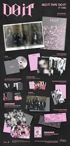 Koread Stray Kids SKZ IT TAPE DO IT Album (IT Ver.) | Sealed Korean CD with Chart Impact (70-120 chars) thumbnail 2
