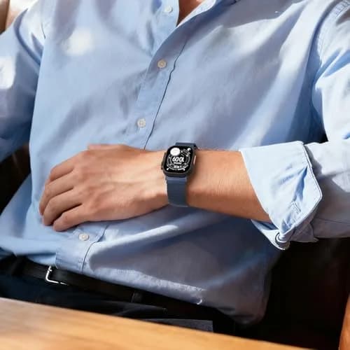 Steezrd Magnetic Milanese Loop Band Compatible with Apple Watch 49mm 46mm 45mm 44mm 42mm 41mm 40mm 38mm | Stainless Steel Metal Strap for iWatch Ultra 3/2/1 Series 11 10 9 8 7 6 5 4 SE thumbnail 7