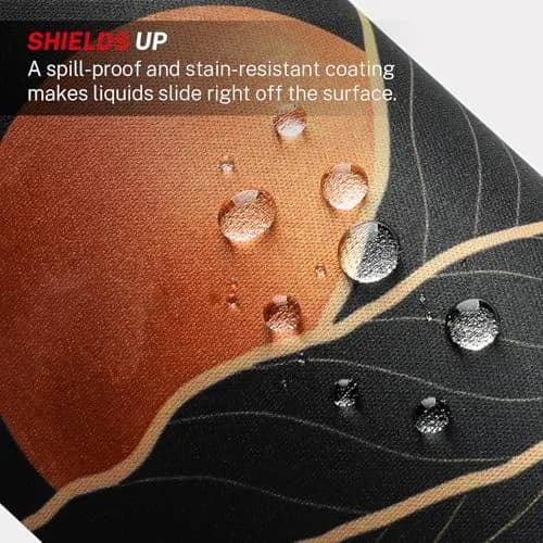 MROCO Golden Rise Mouse Pad with Gel Wrist Rest | 21.6cm x 27.9cm (8.5 x 11 Inch) thumbnail 5