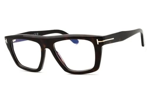 Marcolin FT6059-B Dark Havana Glasses 54 | Unisex Adult Classic Style with Polycarbonate Lenses thumbnail 1