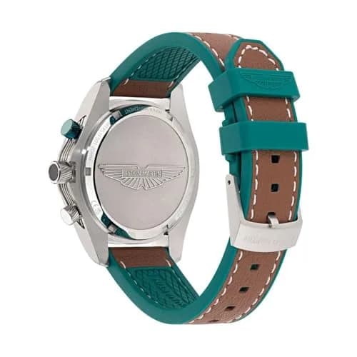 Aston Martin Unisex Chronograph Quartz Watch Aml Thrill SGT W | 42mm Stainless Steel Green Dial thumbnail 5