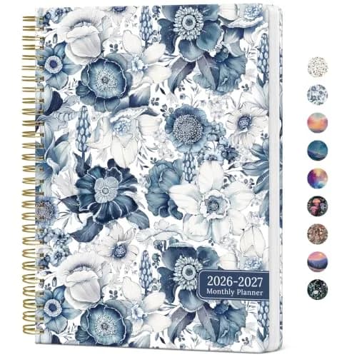 Taja Monthly Planner 2026-2027, 18-Month Aesthetic Calendar, Jul 2026-Dec 2027, 24 Pages thumbnail 1