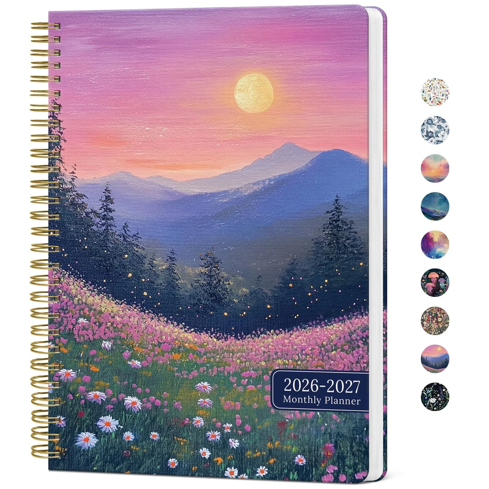 Taja Monthly Planner 2026-2027, 18-Month Aesthetic Calendar, Jul 2026-Dec 2027, 25cm x 18cm (10" x 7") | Planner for Students, Professionals, and Homemakers thumbnail 1