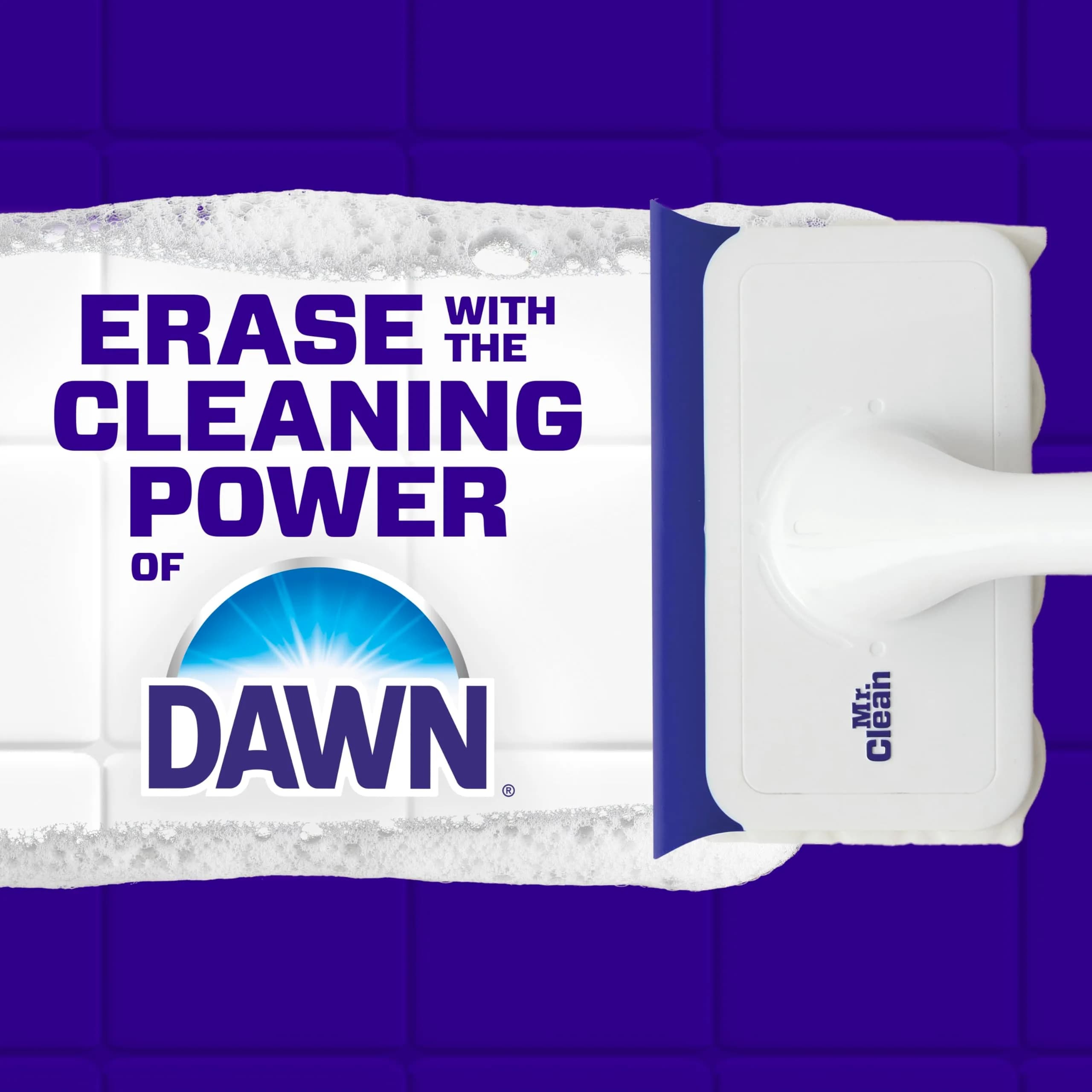 Mr. Clean Magic Eraser Shower & Tub Scrubber Starter Kit with Lemon Foaming Erasers & Extra Durable Eraser - view 5