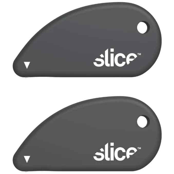 Slice Micro Safety Cutter 2 Pack Millennial Gray | Safe Ceramic Blade Lasts 11x Longer - main product image