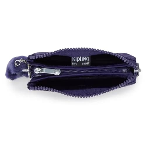 Kipling Creativity Small Pouch Moonlit Blue | 15cm (5.75'') x 9.5cm (3.75'') x 3.8cm (1.5'') thumbnail 3