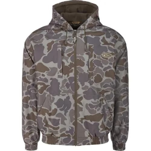 Drake Waterfowl MST Waterproof Full Zip Hunting Jacket 2 Chest & Hip Pockets Small | Warm Fleece Lined thumbnail 1