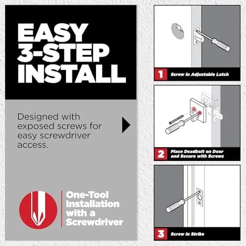 Kwikset 660 Series Entry Handleset with SmartKey Deadbolt, Polished Chrome, 1-3/8" to 1-3/4" Doors thumbnail 5