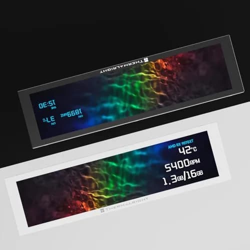 Thermalright Trofeo Vision 9.16 LCD White | 9.16-inch Full-Color LCD Display with USB-C thumbnail 5