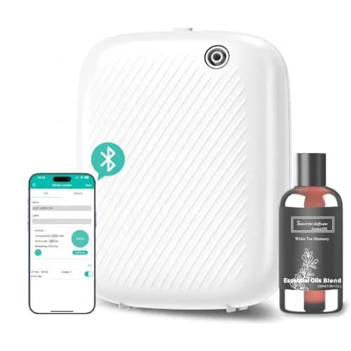 homnas Smart Waterless Essential Oil Diffuser 400ML | Large Room & Commercial Use thumbnail 1