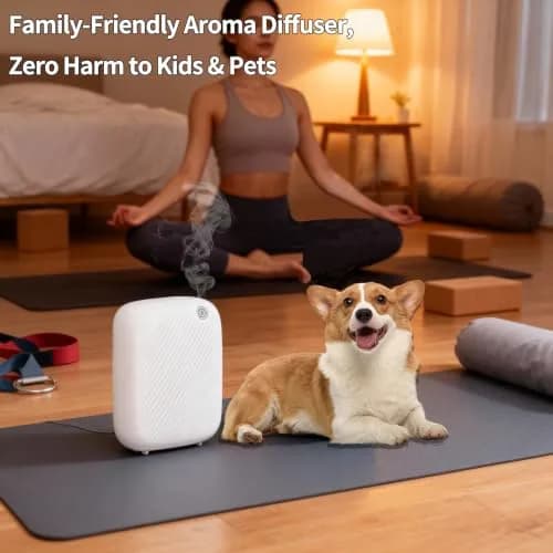 homnas Smart Waterless Essential Oil Diffuser 400ML | Large Room & Commercial Use thumbnail 6