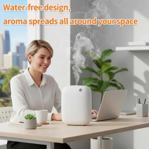 homnas Smart Waterless Essential Oil Diffuser 400ML | Large Room & Commercial Use thumbnail 7