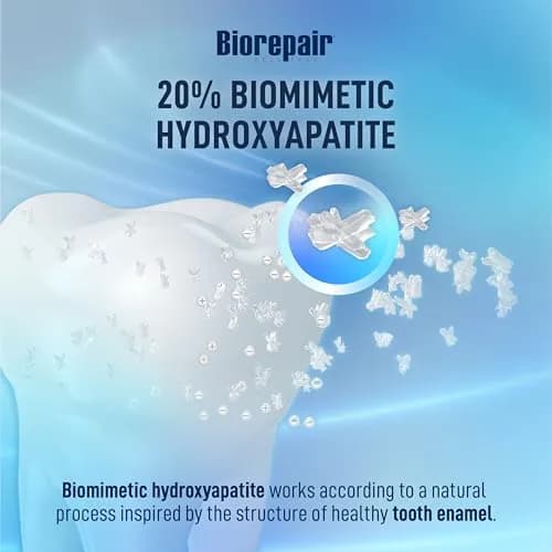 Biorepair Clean & Protect Hydroxyapatite Toothpaste 40.7g (1.2 Fl Oz) x 12 | Daily Enamel Care, Fluoride-Free thumbnail 4