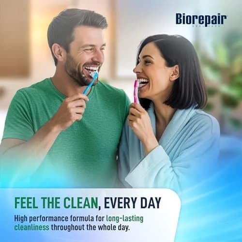 Biorepair Clean & Protect Hydroxyapatite Toothpaste 40.7g (1.2 Fl Oz) x 12 | Daily Enamel Care, Fluoride-Free thumbnail 6