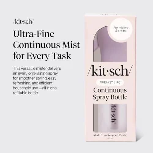 Kitsch Continuous Spray Bottle for Hair – Sheer Violet, 150ml (5.1 oz) | Ultra-Fine Mist for Effortless Styling thumbnail 2