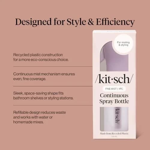 Kitsch Continuous Spray Bottle for Hair – Sheer Violet, 150ml (5.1 oz) | Ultra-Fine Mist for Effortless Styling thumbnail 3