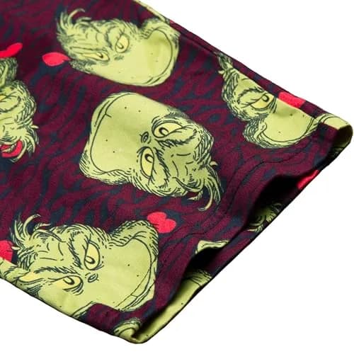 Dr. Seuss The Grinch Who Stole Christmas Lounge Pants with Pockets MultiPrints | Unisex Cozy Holiday Wear (70-120 chars) thumbnail 5