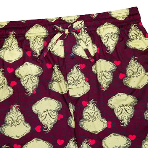 Dr. Seuss The Grinch Who Stole Christmas Lounge Pants with Pockets MultiPrints | Unisex Cozy Holiday Wear (70-120 chars) thumbnail 3