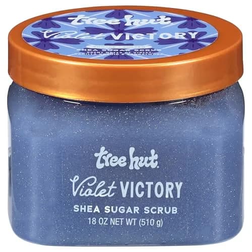 Tree Hut Violet Victory Shea Sugar Body Scrub 510g (18 Oz) | Exfoliating & Nourishing with Shea Butter thumbnail 1