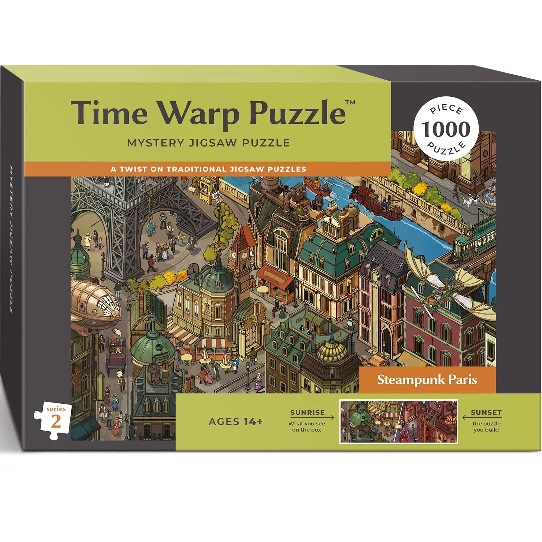 da Vinci's Room Time Warp Puzzle Steampunk Paris 1000 Piece Jigsaw Puzzle 70 x 50 cm (27.5 x 19.7 in)