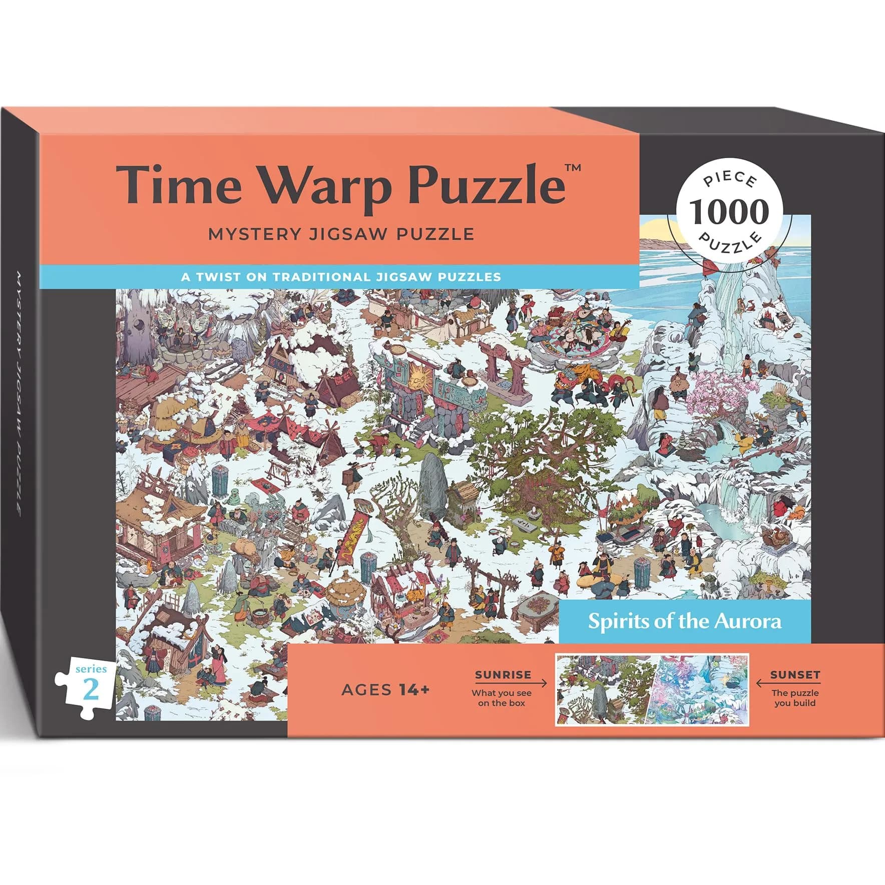 da Vinci's Room Time Warp Puzzle Spirits of the Aurora 1000 Piece | Art & Challenge for Adults — Spirits of the Aurora