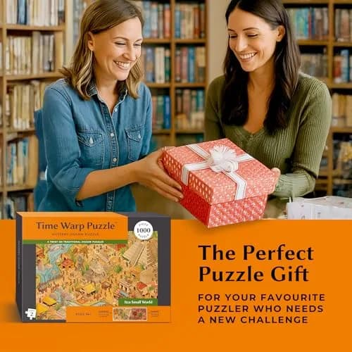 da Vinci's Room Time Warp Puzzle - Itza Small World 1000 Piece | Sunrise to Sunset Hidden Scene for Adults thumbnail 6