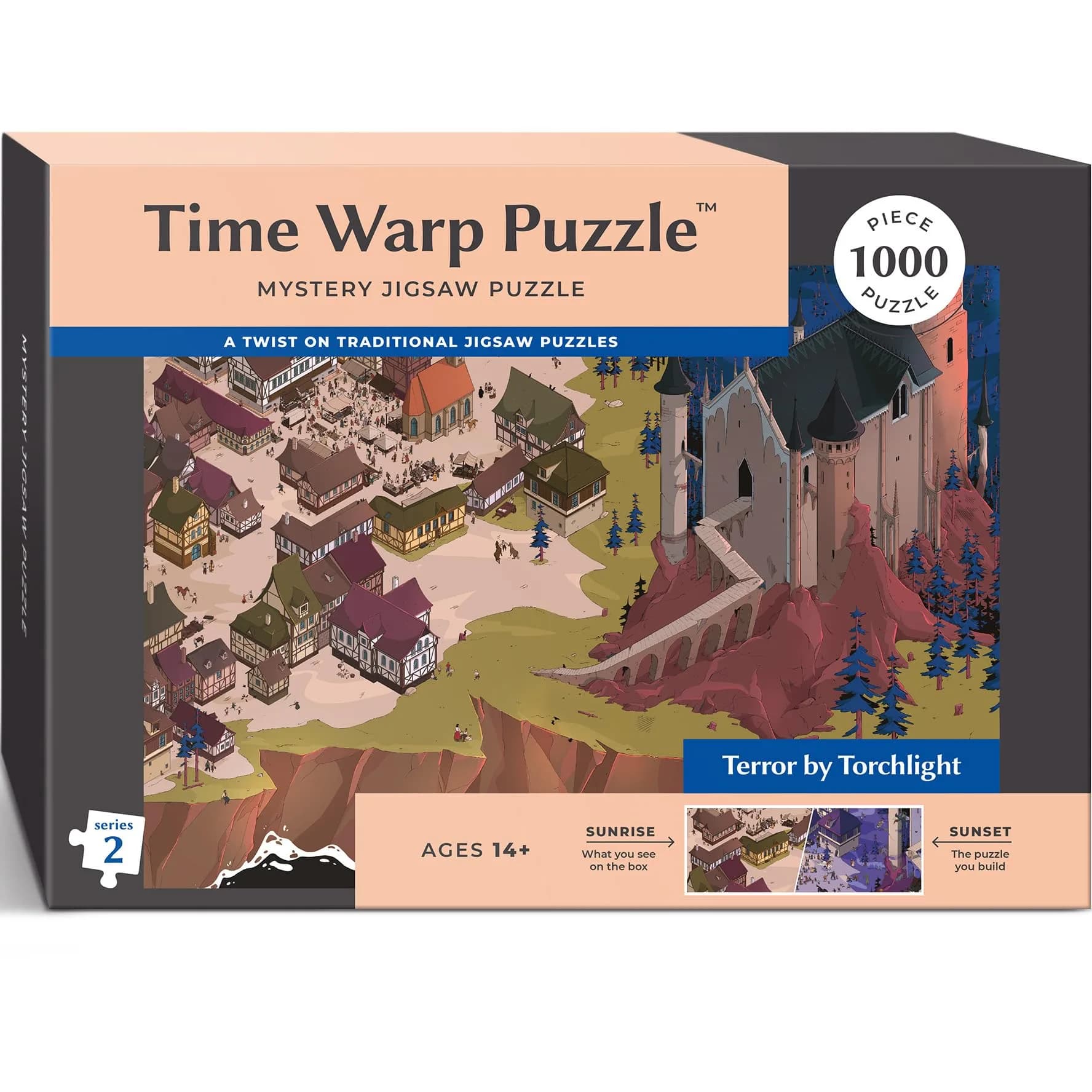 da Vinci's Room Time Warp Puzzle Terror by Torchlight 1000 Piece Jigsaw Puzzle | Educational Skill Building — Terror By Torchlight