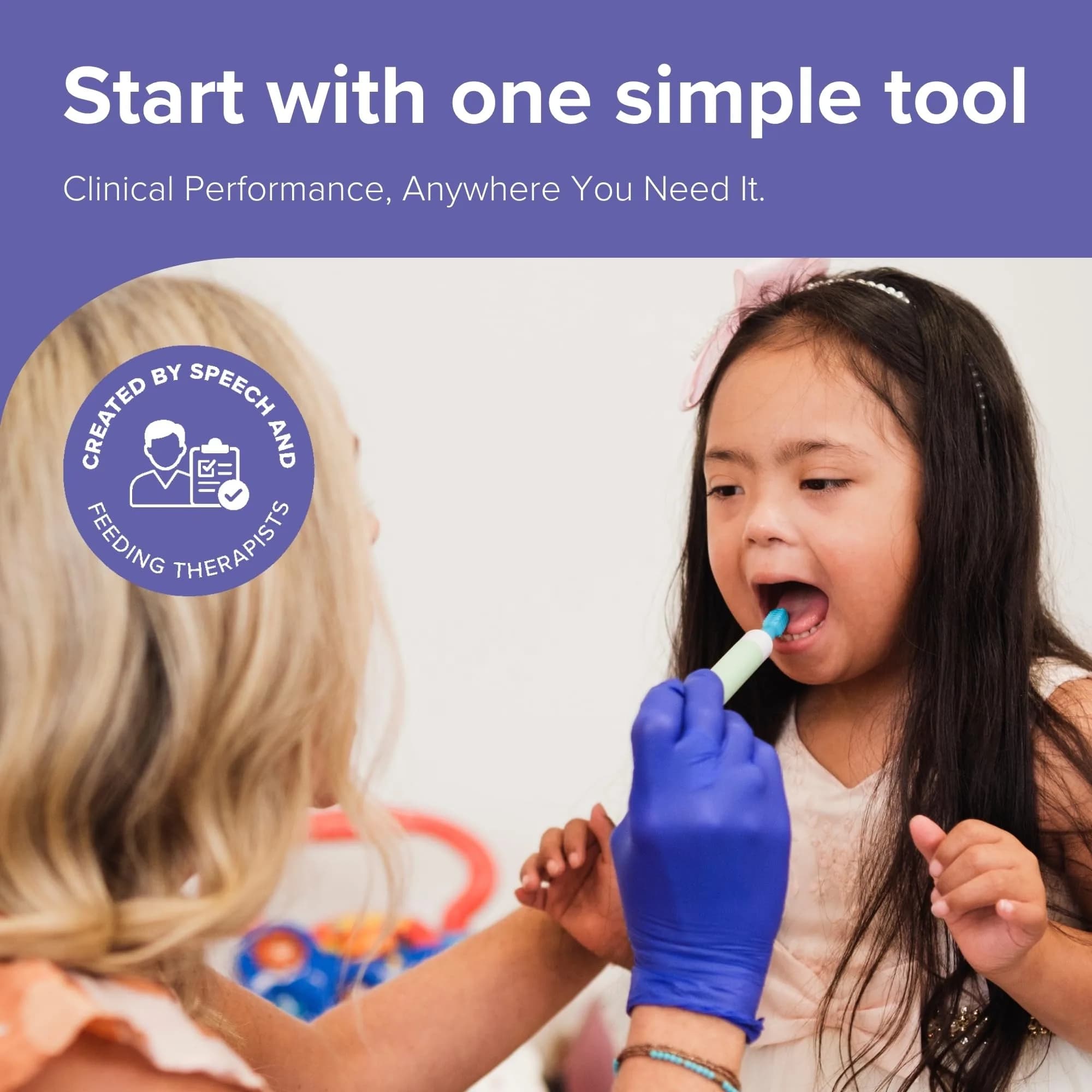 TalkTools Sensi Oral Motor Therapy Essential with Blue Chewy Tip & Pouch, Rechargeable Vibration Tool 156 g (5.5 oz) | For Speech & Feeding Therapy - view 2