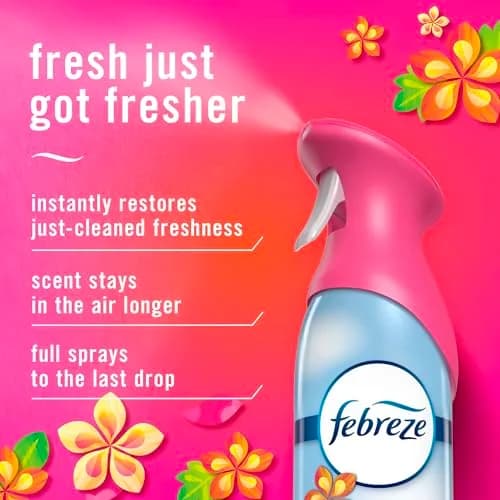 Febreze Air Mist Room Spray Gain Island Fresh Scent 497ml (16.2 Fl Oz) | Odor Fighting Deodorizer for Home thumbnail 3