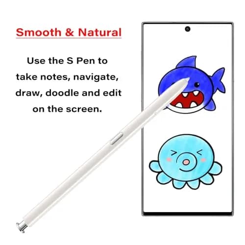 LiXiongBao White S Pen Replacement for Samsung Galaxy Note 10/10+ Stylus with Bluetooth, 4096 Pressure Sensitivity thumbnail 4