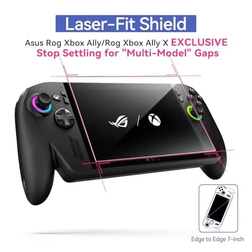 ivoler HD Clear Screen Protector for ASUS ROG Xbox Ally & Ally X 7.0'' | Tempered Glass Full Coverage, Anti-Scratch, Ultra HD thumbnail 2