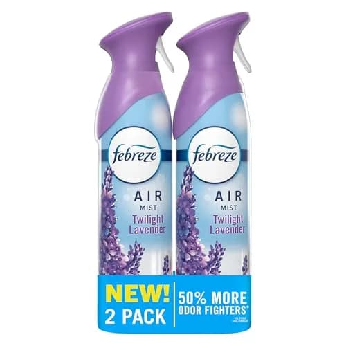 Febreze Air Mist Twilight Lavender Scent Room Spray 490ml (16.2 Fl Oz) | Odor Fighting Air Freshener thumbnail 1