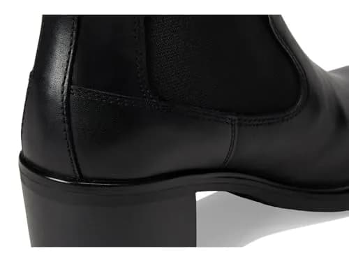 Vagabond Meryl Chelsea Boot 7 Medium | Leather, 60mm Heel, Black thumbnail 2