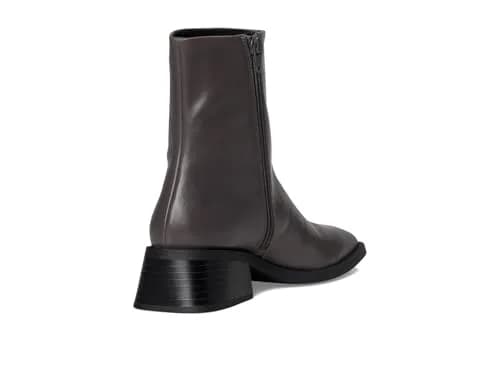 Vagabond Shoes Blanca Boot in Dark Grey | Leather Ankle Boot with Square Toe & Zipper thumbnail 5