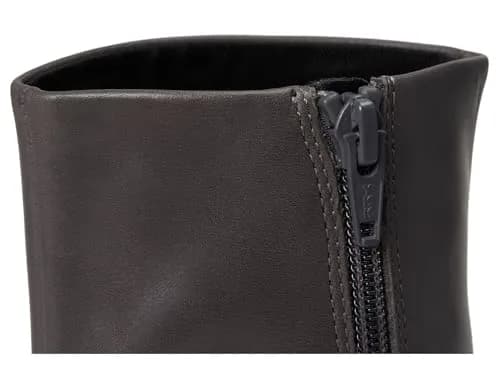 Vagabond Shoes Blanca Boot in Dark Grey | Leather Ankle Boot with Square Toe & Zipper thumbnail 6