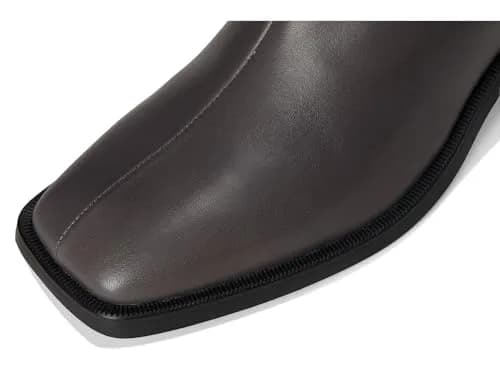 Vagabond Shoes Blanca Boot in Dark Grey | Leather Ankle Boot with Square Toe & Zipper thumbnail 2